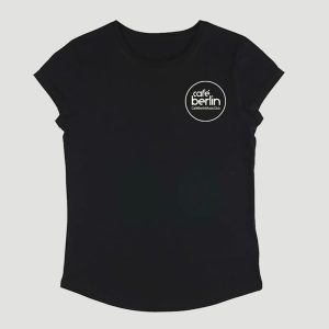 Camiseta Manga Enrollada Negra